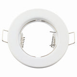 Round Metal Recessed LED Ceiling Light Frames MR16 GU10 10pcs Bulb Fixtures Downlight Holder GU10 Spot Light Fitting For Housing