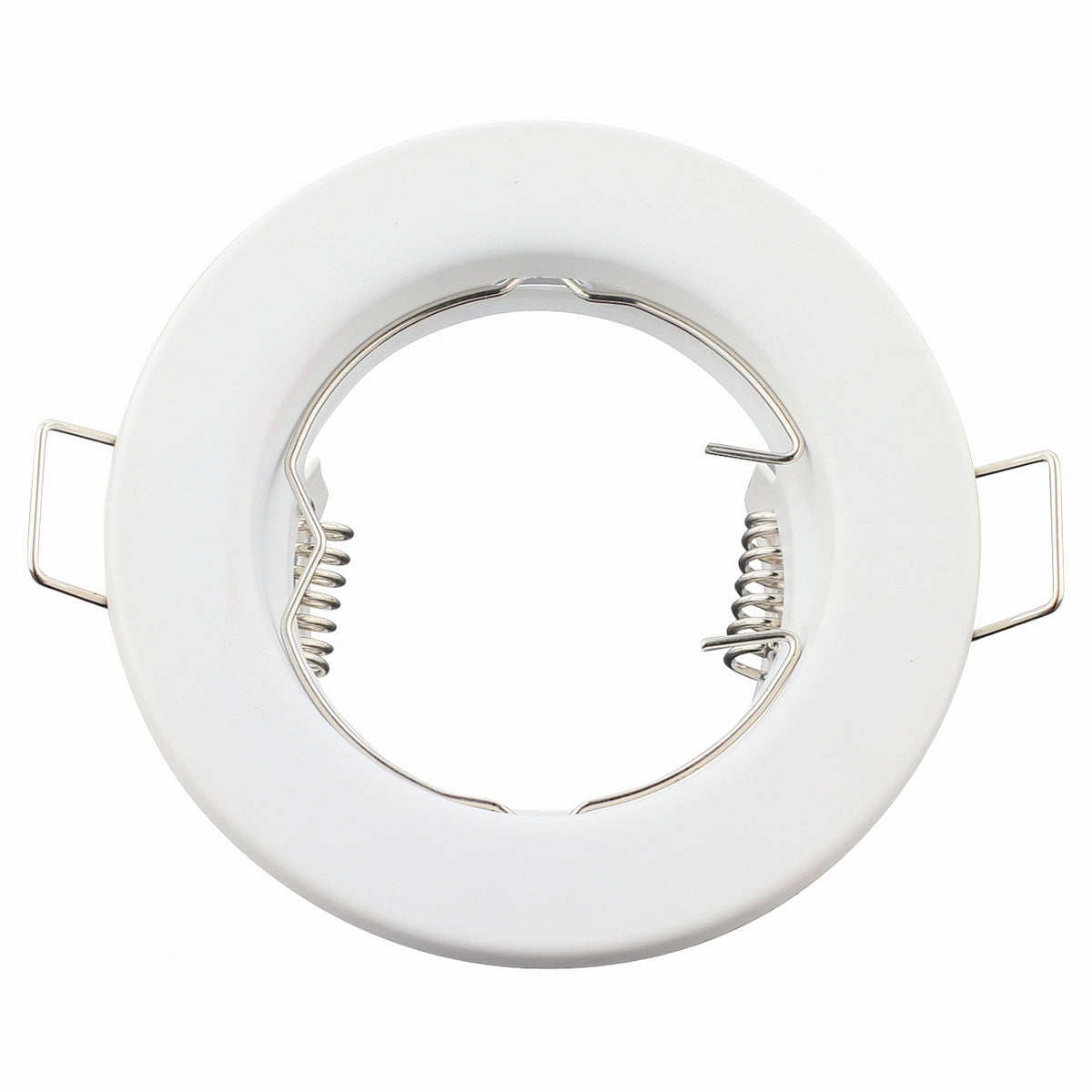 Round Metal Recessed LED Ceiling Light Frames MR16 GU10 10pcs Bulb Fixtures Downlight Holder GU10 Spot Light Fitting For Housing