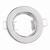 Round Metal Recessed LED Ceiling Light Frames MR16 GU10 10pcs Bulb Fixtures Downlight Holder GU10 Spot Light Fitting For Housing