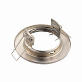 Round Metal Recessed LED Ceiling Light Frames MR16 GU10 10pcs Bulb Fixtures Downlight Holder GU10 Spot Light Fitting For Housing