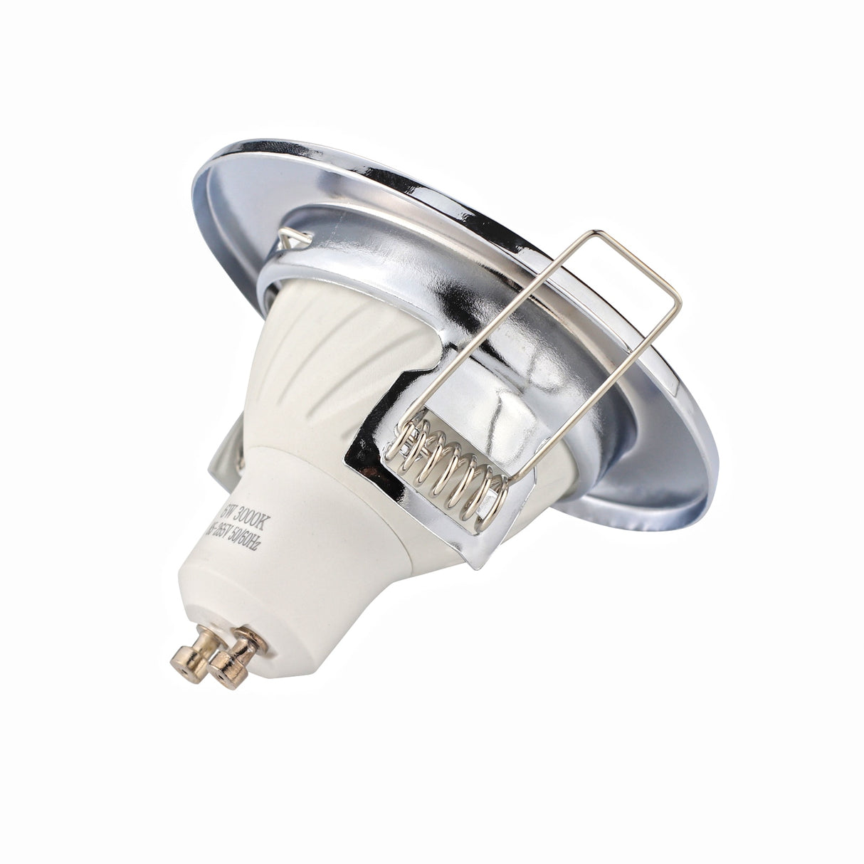 Round Metal Recessed LED Ceiling Light Frames MR16 GU10 10pcs Bulb Fixtures Downlight Holder GU10 Spot Light Fitting For Housing