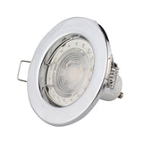 Round Metal Recessed LED Ceiling Light Frames MR16 GU10 10pcs Bulb Fixtures Downlight Holder GU10 Spot Light Fitting For Housing