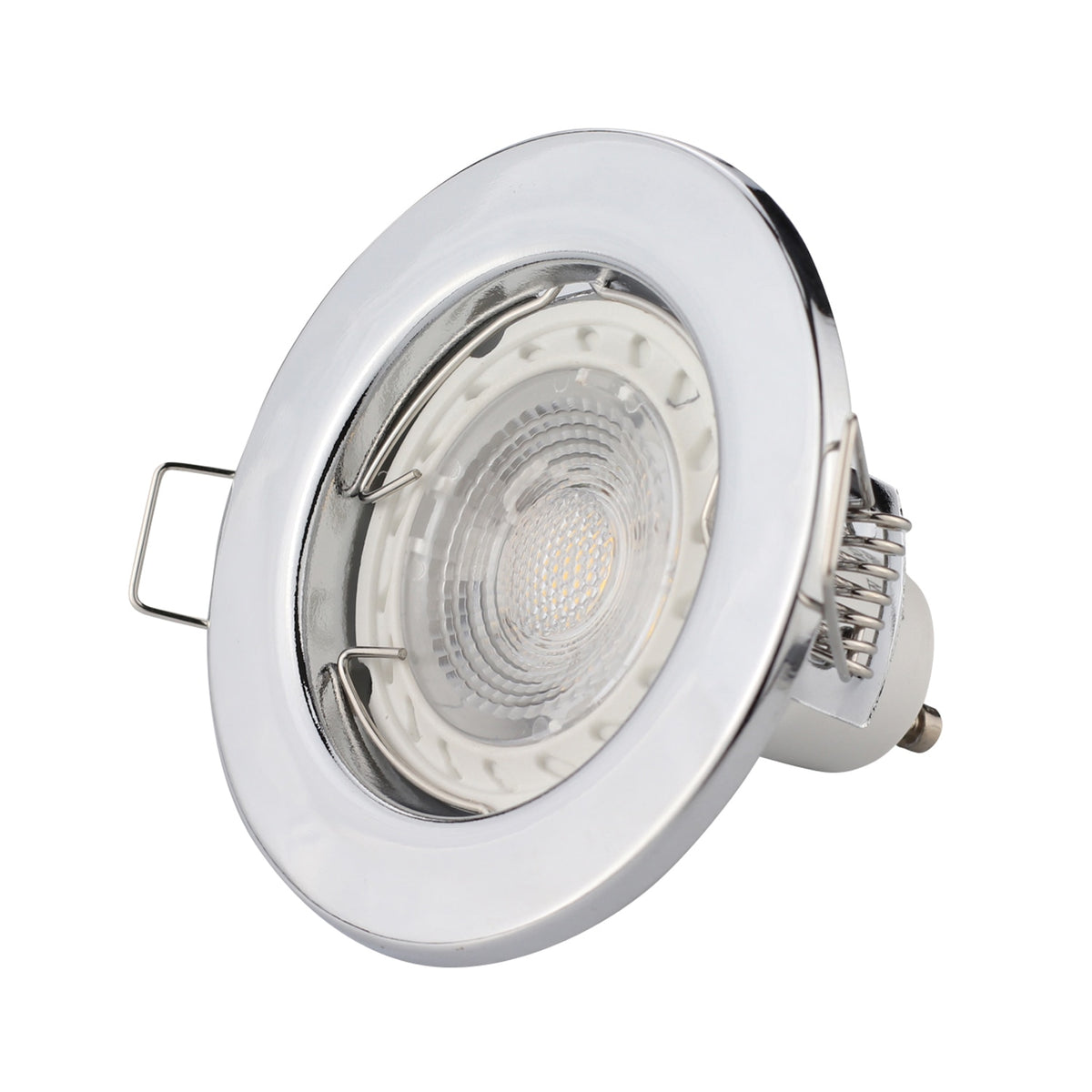 Round Metal Recessed LED Ceiling Light Frames MR16 GU10 10pcs Bulb Fixtures Downlight Holder GU10 Spot Light Fitting For Housing