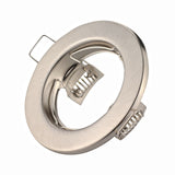 Round Metal Recessed LED Ceiling Light Frames MR16 GU10 10pcs Bulb Fixtures Downlight Holder GU10 Spot Light Fitting For Housing