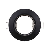 Black White Round Recessed LED Ceiling Light Frame MR16 GU10 Bulb Fixture Downlight Holder GU10 Spot Light Fitting For Housing