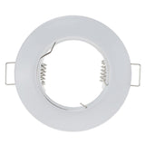 Black White Round Recessed LED Ceiling Light Frame MR16 GU10 Bulb Fixture Downlight Holder GU10 Spot Light Fitting For Housing