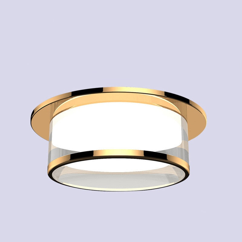 Luxury Style Crystal LED Downlight 5W7W9W12W15W Crystal Recessed Downlights Ceiling Spot Lighting Bedroom Kitchen Indoor lamp