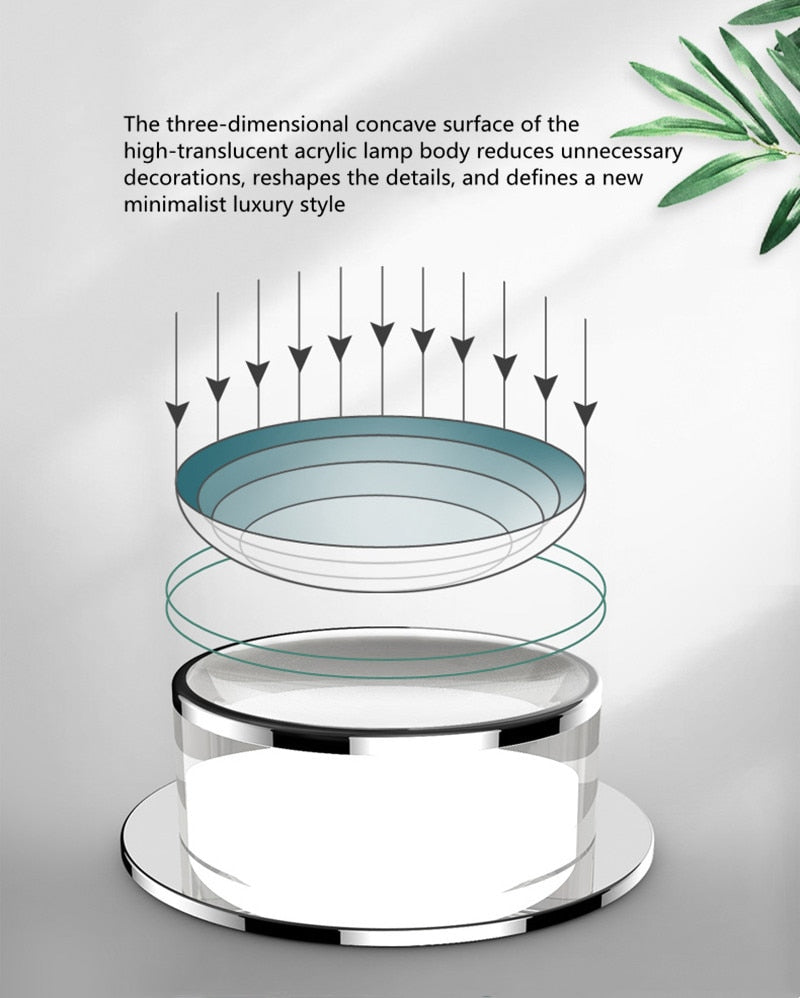 Luxury Style Crystal LED Downlight 5W7W9W12W15W Crystal Recessed Downlights Ceiling Spot Lighting Bedroom Kitchen Indoor lamp