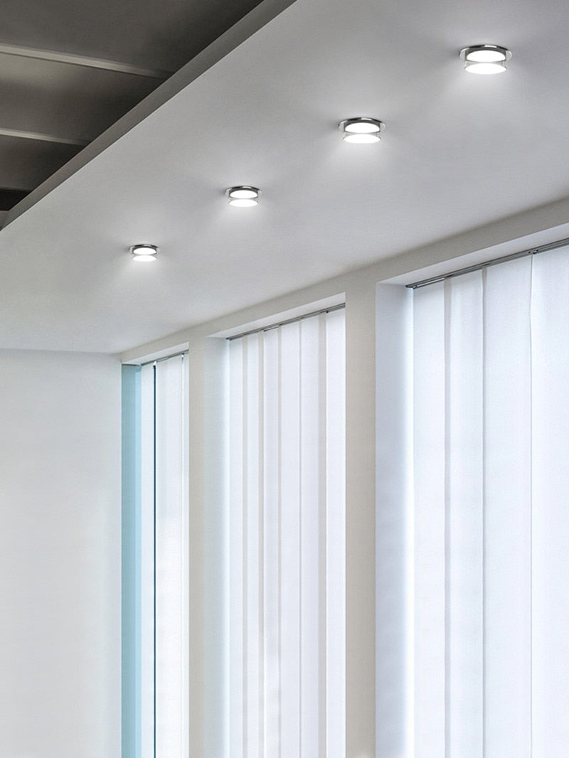 Luxury Style Crystal LED Downlight 5W7W9W12W15W Crystal Recessed Downlights Ceiling Spot Lighting Bedroom Kitchen Indoor lamp