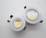 LED downlights White round Led spot COB Ceiling led downlight 7W 9w 12w 15w 20w rotating 110/220V surface mounted Indoor Light