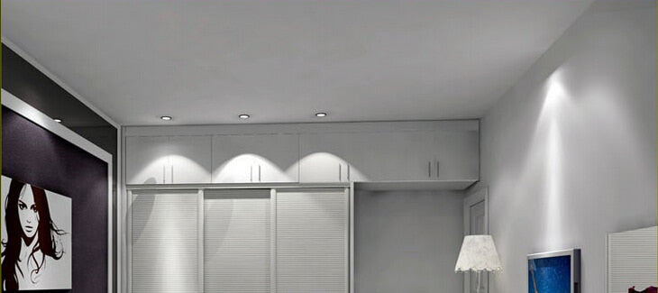 LED downlights White round Led spot COB Ceiling led downlight 7W 9w 12w 15w 20w rotating 110/220V surface mounted Indoor Light