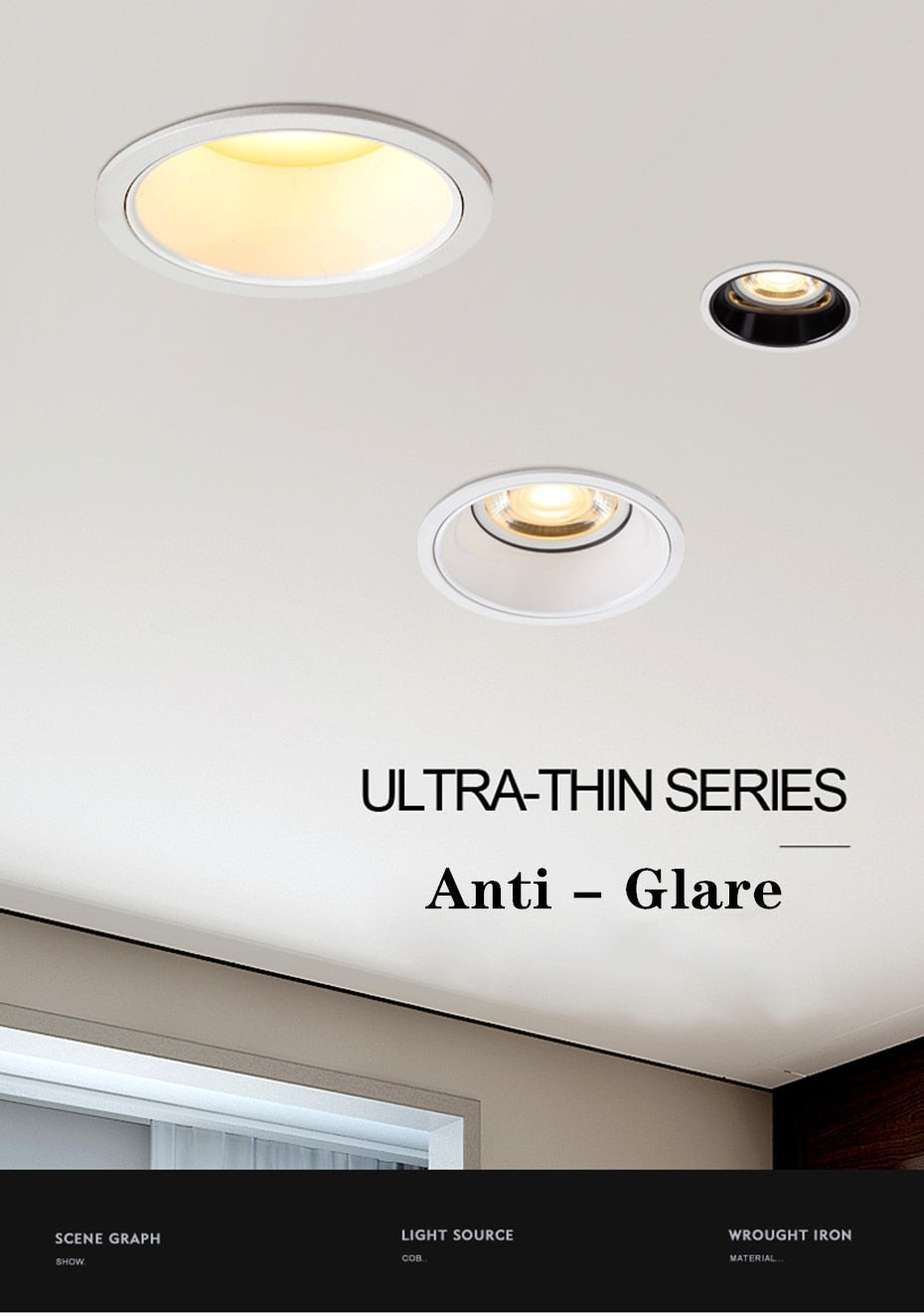 Dimmable Led Downlights Led Spot Light Lamp 220V 110V 12W 18W  Downlight Ceiling Spot Led Lighting Fixture for Home Kitchen Lamp