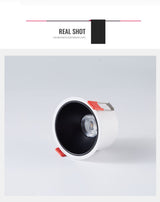 Round Anti-Glare Led COB  Recessed Downlights 7w 12w 15w Dimmable 110v 220v Ceiling Lamp Spotlights for Indoor Lighting