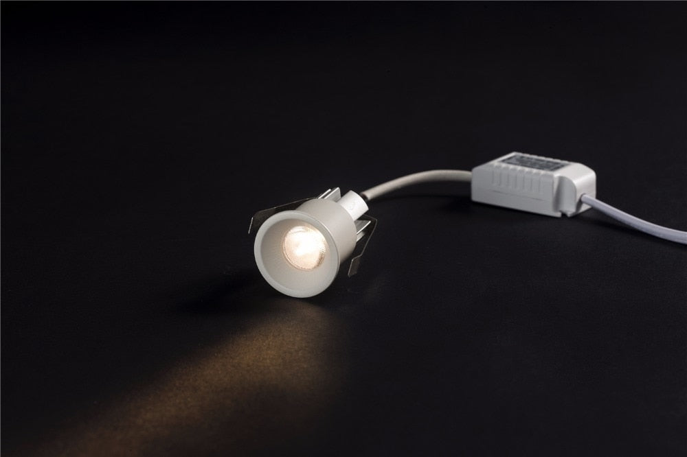 Led Downlights Led Recessed Cabinet Focus Led Techno 3W Mini Spot Led Incastrable Plafond 28mm Include DC12/AC220V Driver
