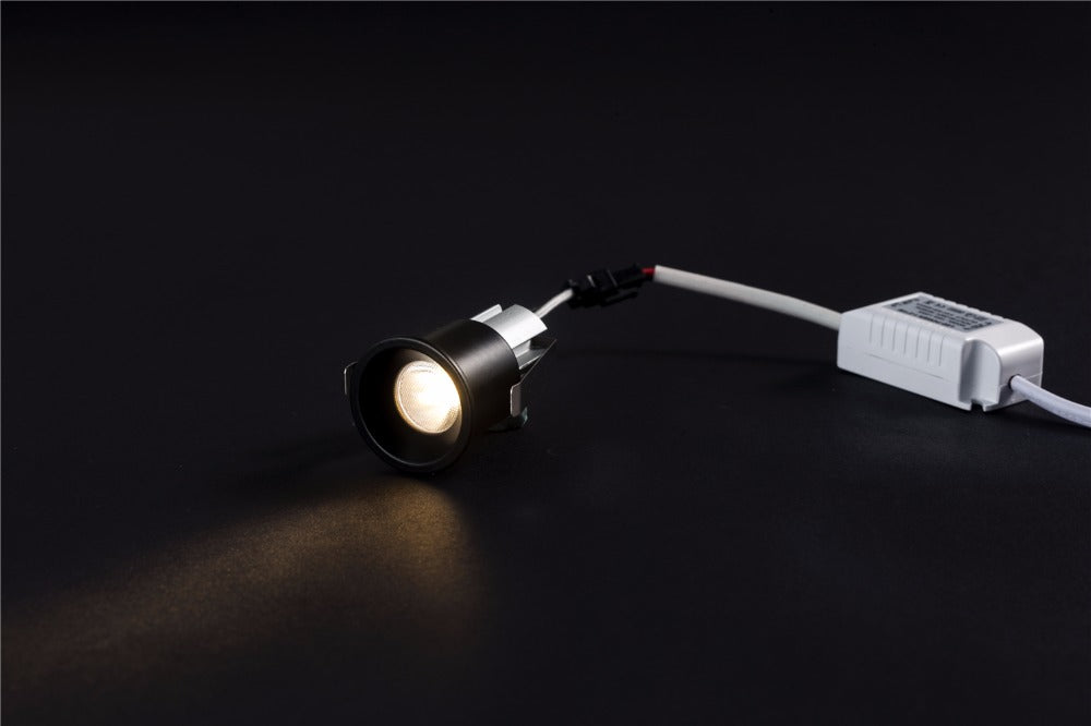 Led Downlights Led Recessed Cabinet Focus Led Techno 3W Mini Spot Led Incastrable Plafond 28mm Include DC12/AC220V Driver