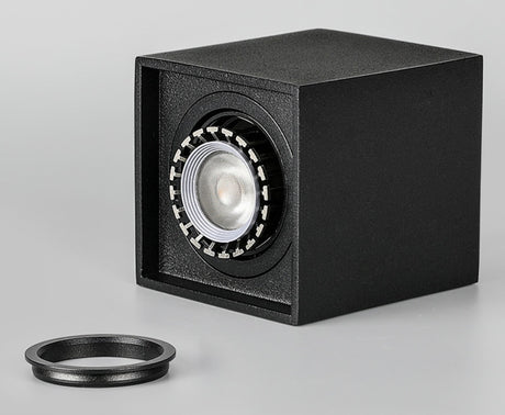 1pcs Square Surface Mounted LED Downlight with Replaceable GU10 LED Bulb  7W 10W  LED Ceiling Spot Light AC85V-265V Indoor