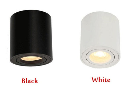 1pcs Square Surface Mounted LED Downlight with Replaceable GU10 LED Bulb  7W 10W  LED Ceiling Spot Light AC85V-265V Indoor