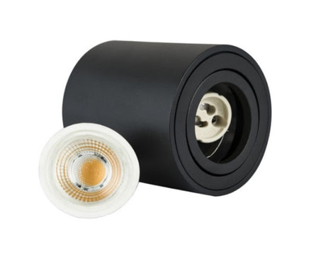 1pcs Square Surface Mounted LED Downlight with Replaceable GU10 LED Bulb  7W 10W  LED Ceiling Spot Light AC85V-265V Indoor