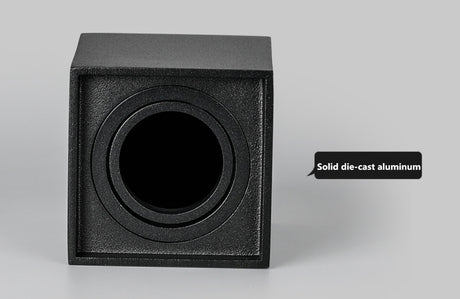 1pcs Square Surface Mounted LED Downlight with Replaceable GU10 LED Bulb  7W 10W  LED Ceiling Spot Light AC85V-265V Indoor