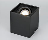 1pcs Square Surface Mounted LED Downlight with Replaceable GU10 LED Bulb  7W 10W  LED Ceiling Spot Light AC85V-265V Indoor