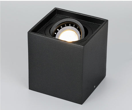 1pcs Square Surface Mounted LED Downlight with Replaceable GU10 LED Bulb  7W 10W  LED Ceiling Spot Light AC85V-265V Indoor