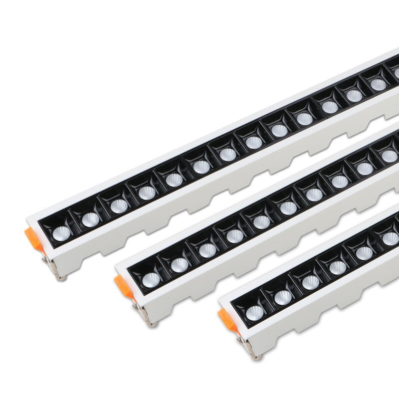 Dimmable LED Downlight Spot Light line light bar creative linear long strip CRI&gt;85 living room corridor light Recessed Light
