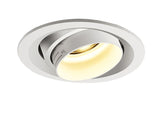 Zoom Beam Angle Adjustable 15/45/60 Degrees LED COB Recessed Downlight 10W 12W 15W  LED Ceiling Spot Light for Picture Background