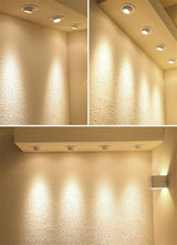 Zoom Beam Angle Adjustable 15/45/60 Degrees LED COB Recessed Downlight 10W 12W 15W  LED Ceiling Spot Light for Picture Background