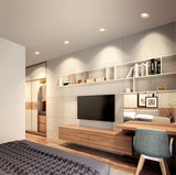 Zoom Beam Angle Adjustable 15/45/60 Degrees LED COB Recessed Downlight 10W 12W 15W  LED Ceiling Spot Light for Picture Background