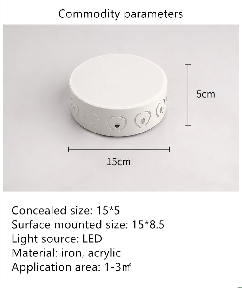 Creative aisle light corridor light simple modern downlight embedded spotlight led entrance light entrance light hall light