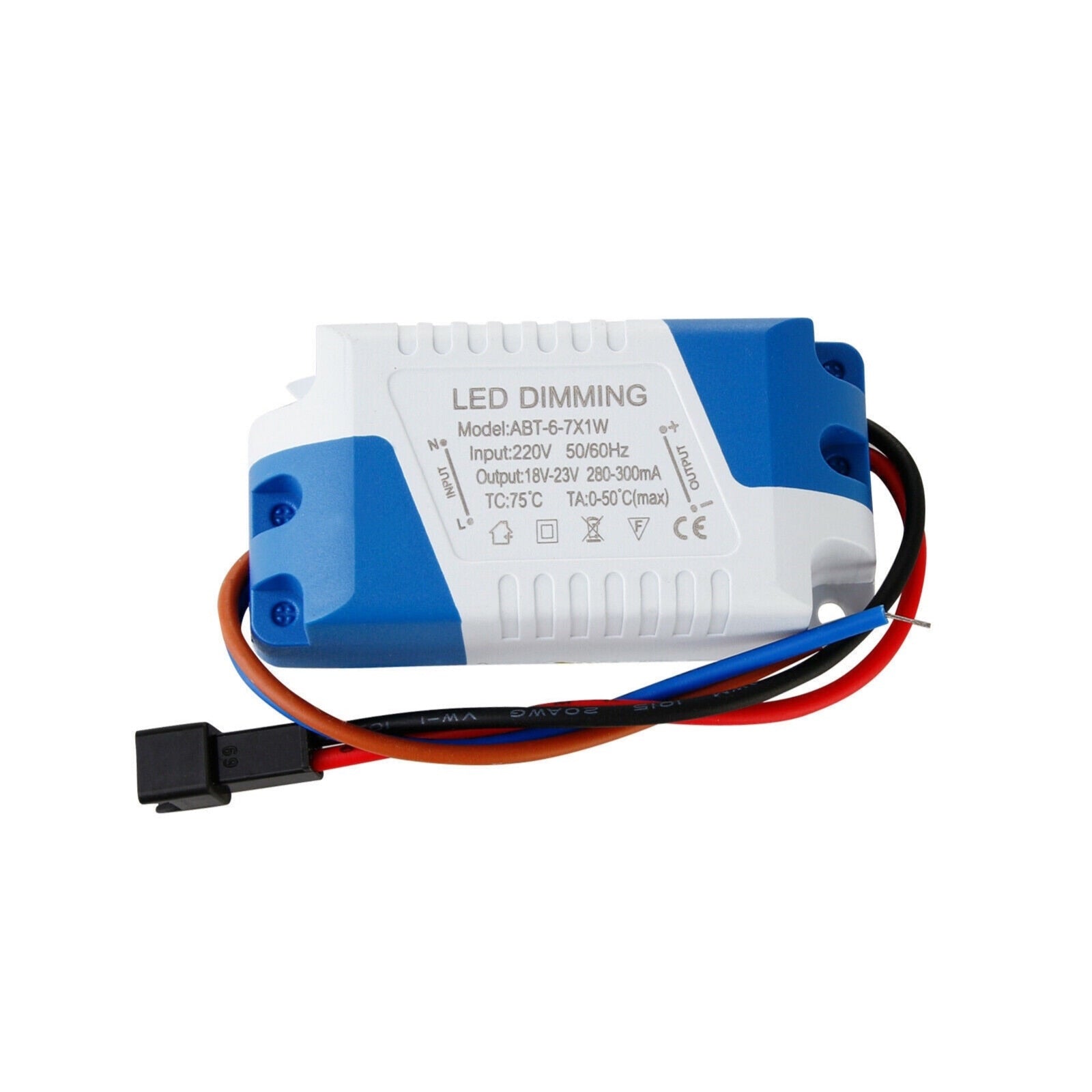 Dimmable LED Constant Current Driver Power Supply 3W 5W 7W 8-10W 15W 15-24W Output 300mA External Diver For LED Downlight