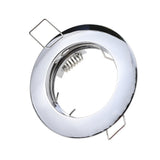 Recessed Trimless Titl 10pcs/lot Round LED Spot Light Fittings GU10 MR16 Socket Base Holder Ceiling Spot Downlight Frame Fixture