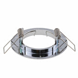 Recessed Trimless Titl 10pcs/lot Round LED Spot Light Fittings GU10 MR16 Socket Base Holder Ceiling Spot Downlight Frame Fixture