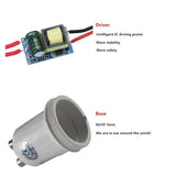 Super Bright 9w 12w 15w GU10 10X LED Bulbs Light 110v 220v Dimmable Led Spotlights warm / Cool White GU10 base LED downlight