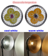 Super Bright 9w 12w 15w GU10 10X LED Bulbs Light 110v 220v Dimmable Led Spotlights warm / Cool White GU10 base LED downlight