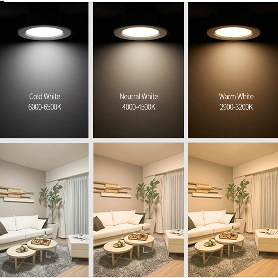 LED SMD5730 PCB Lamp Bead Plate 7W Watt 40MM 58MM 65MM 10PCS Downlight Bulb Light Source Board Lamp Chip Accessories