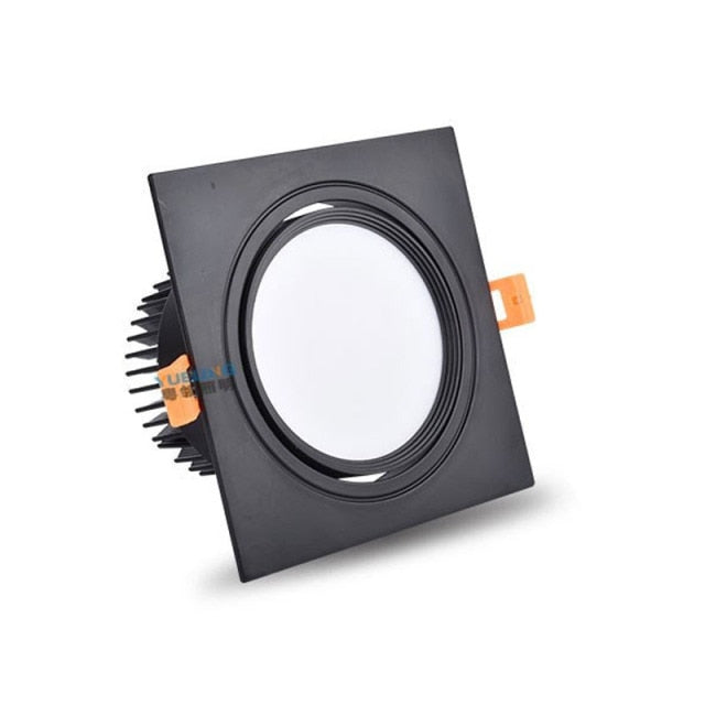 Square LED COB Spot lights Ceiling lamp Dimmable 9W 12W 15W 18W 20W recessed Downlights LED Panel light indoor lighting