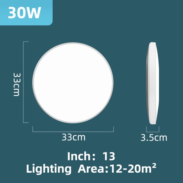 Led Ceiling Lamp 220V 72/40/30/18W Modern Indoor Lighting Fixture Ceiling Light for Living Room Bedroom Kitchen Led Panel Lights