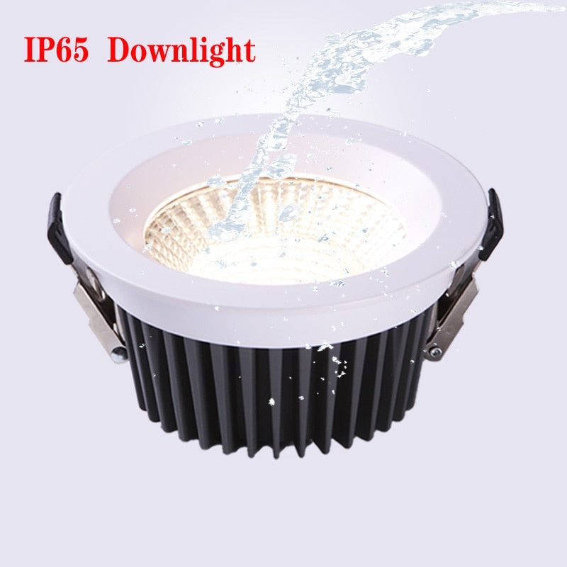 Led downlight embedded IP65 waterproof and fog proof hotel kitchen light bathroom toilet waterproof downlight