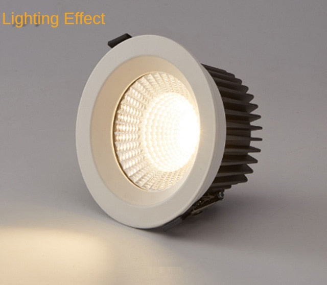 Led downlight embedded IP65 waterproof and fog proof hotel kitchen light bathroom toilet waterproof downlight