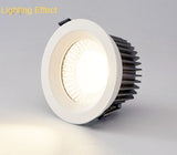 Led downlight embedded IP65 waterproof and fog proof hotel kitchen light bathroom toilet waterproof downlight