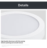 LED Ceiling Light 110V 220V Indoor Modern Light Fixture Surface Mounted Ceiling Lamp 6W 12W 18W Round Square Indoor Panel Light