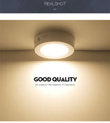 LED Ceiling Light 110V 220V Indoor Modern Light Fixture Surface Mounted Ceiling Lamp 6W 12W 18W Round Square Indoor Panel Light