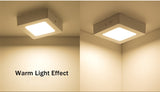 LED Ceiling Light 110V 220V Indoor Modern Light Fixture Surface Mounted Ceiling Lamp 6W 12W 18W Round Square Indoor Panel Light