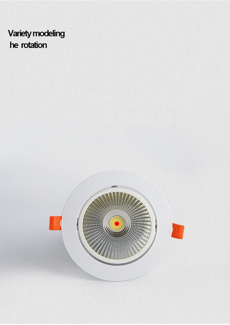 Conversion LED COB Downlight 3000K 4000K 6000K 3-Color Ceiling Spot Light 5W 7W 9W 12W 15W 18W 20W Home Decorative Lighting