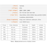 Waterproof LED Downlight Dimmable 10Pcs 18W 15W 12W 9W 7W 5W Warm Cold White Recessed LED Lamp Spot Light AC220V 230V Ceiling