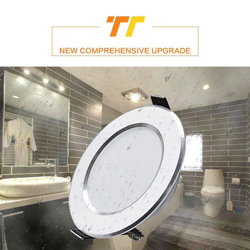 Waterproof LED Downlight Dimmable 10Pcs 18W 15W 12W 9W 7W 5W Warm Cold White Recessed LED Lamp Spot Light AC220V 230V Ceiling