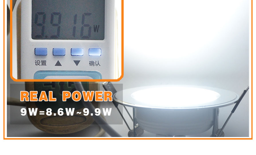 Waterproof LED Downlight Dimmable 10Pcs 18W 15W 12W 9W 7W 5W Warm Cold White Recessed LED Lamp Spot Light AC220V 230V Ceiling