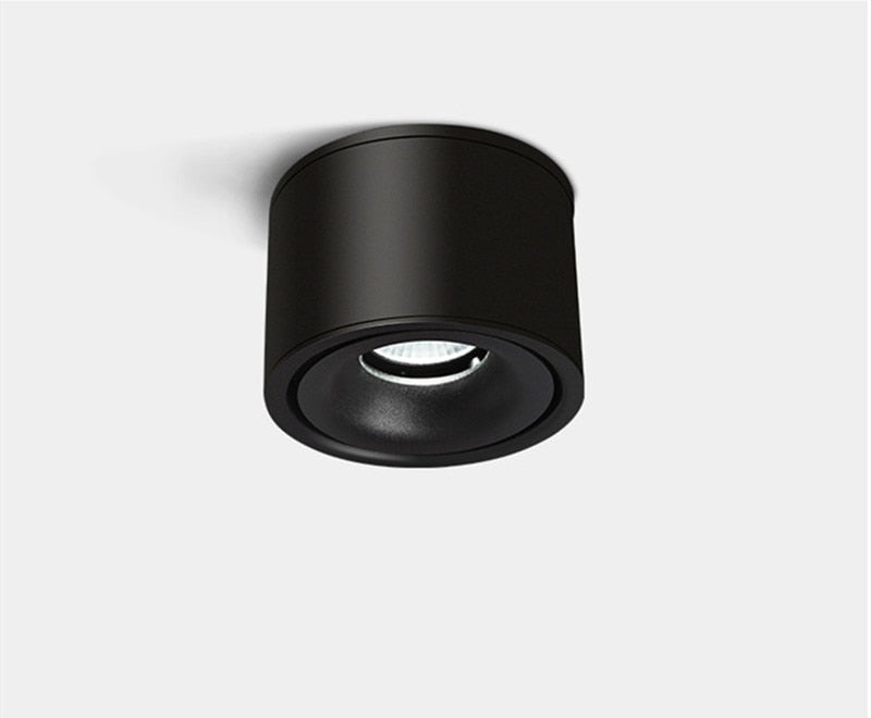 Dimmable Folding Rotating Recessed Led Downlight 7w-15W Cob Ceiling Spot Light  Adjustable 110v 220v Warm White For Living Room