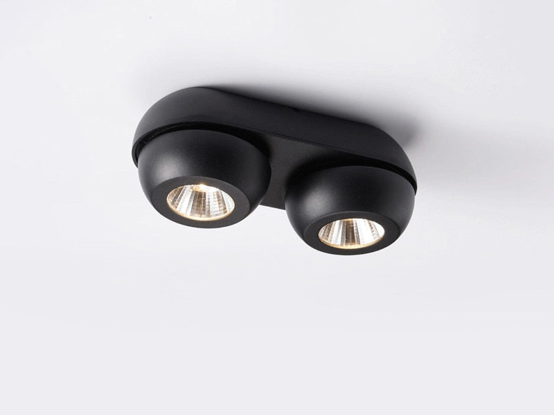 High quality super bright surface mounted LED Dimmable downlights 10W 15W 20W 30W 40W 60W AC85-265V COB ceiling lamp spot lights